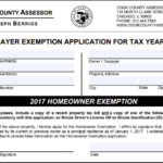 Cook County Tax Exemption Form 2022 CountyForms