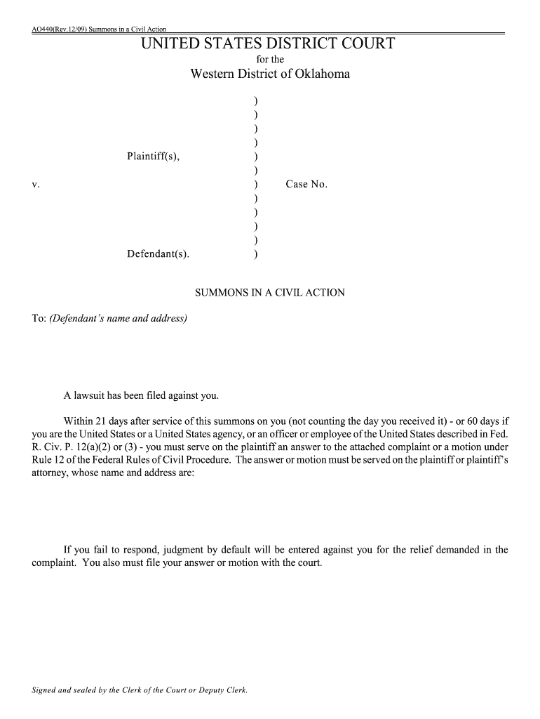 Court Summons Example Fill Out Sign Online DocHub