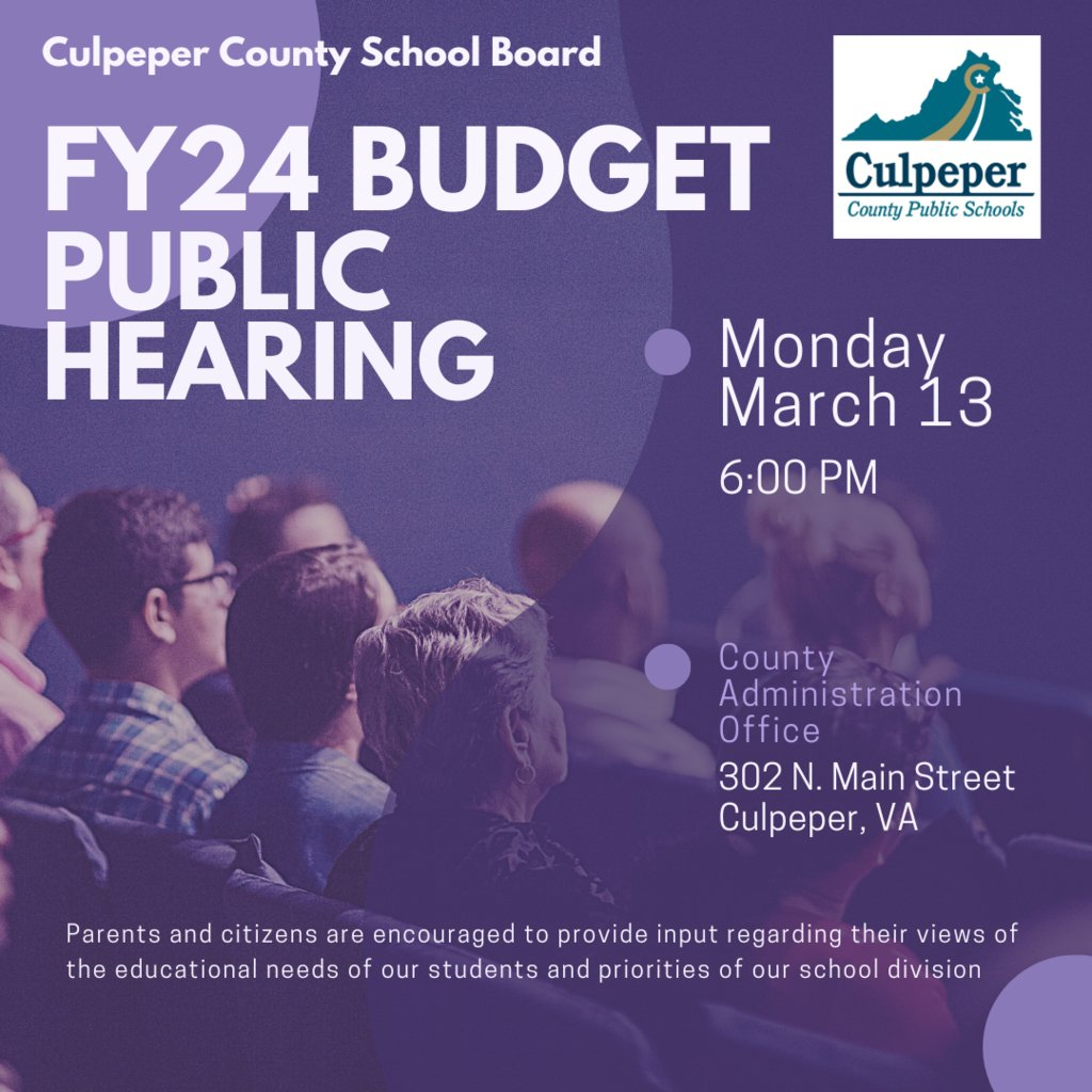 Culpeper County Public Schools On Twitter The Culpeper County School 