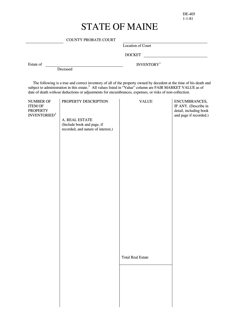 Cumberland County Probate Court Fill Out And Sign Printable PDF 