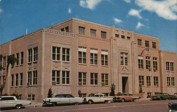 Curry County Court House Clovis NM Postcard