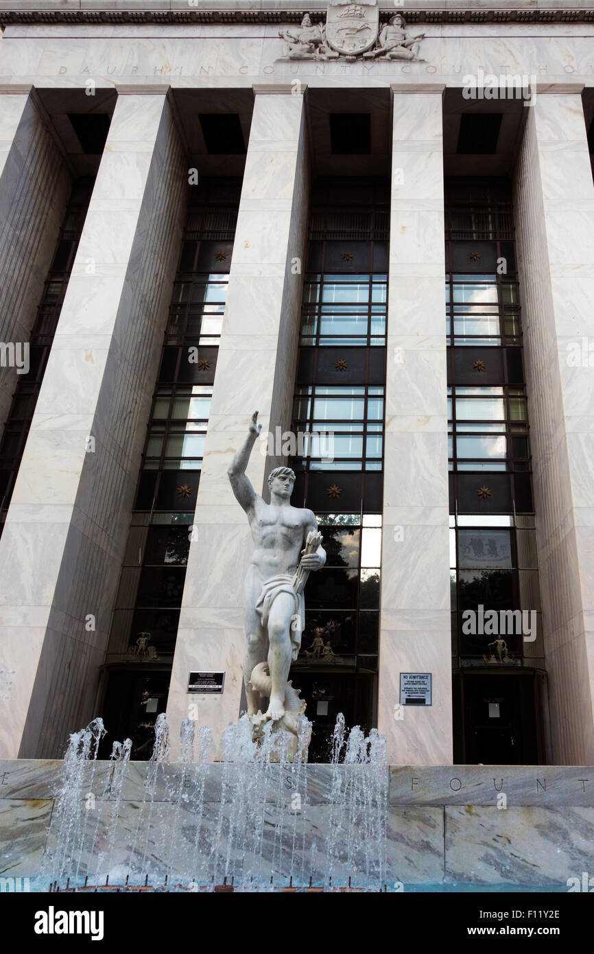 Dauphin County Court Building Pennsylvania PA Harrisburg Stock Photo 