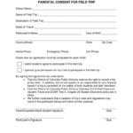 Dcps Field Trip Form Fill Online Printable Fillable Blank PdfFiller