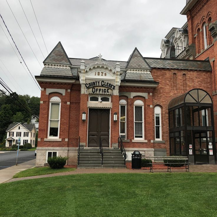 Delaware County Clerk s Office Attached To Courthouse Delhi New York 