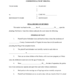 Divorce Procedures Norfolk Circuit Court Clerk s Office Form Fill Out