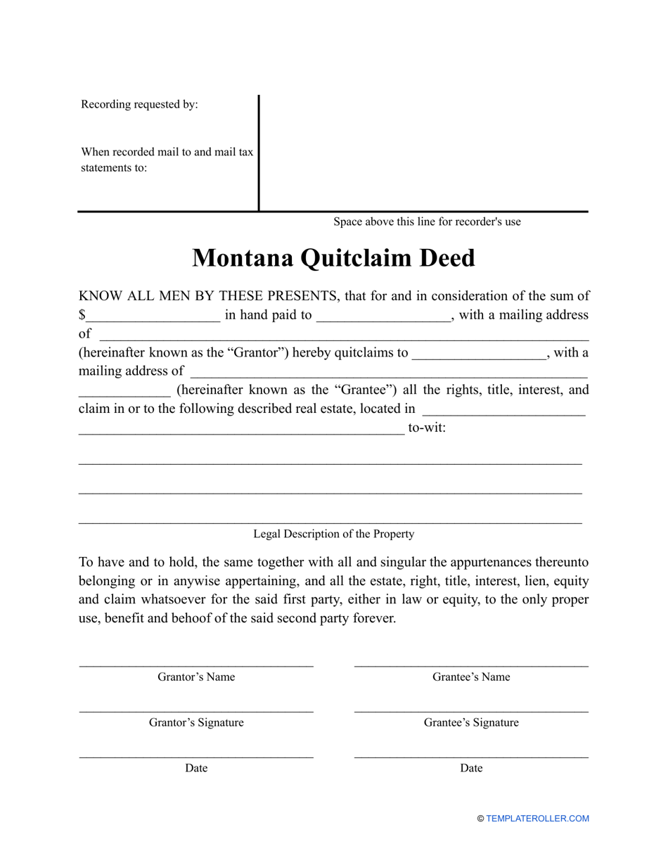 Do I Need A Quit Claim Deed Quick Claim Deed Fill Out And Sign 