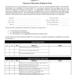 Editable Free 4 Student Observation Forms In Pdf Ms Word Excel 5