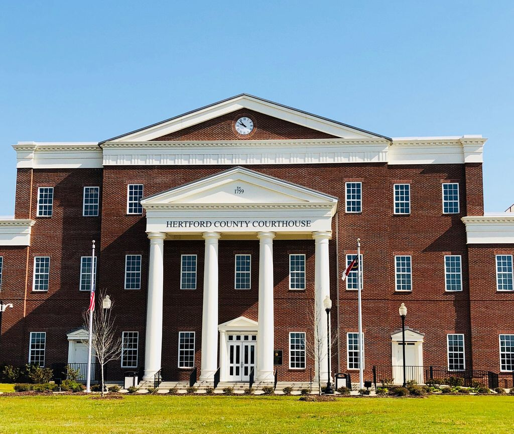 Entryway Hertford County Courthouse In Winton North Carolina Paul