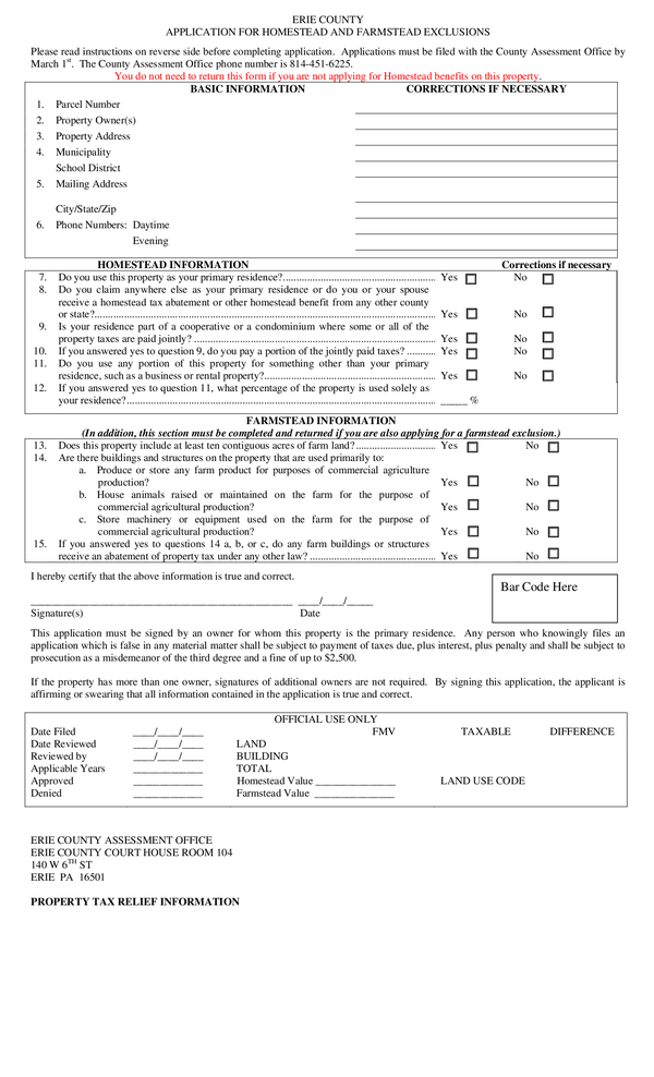 Erie County Printable Forms Printable Forms Free Online