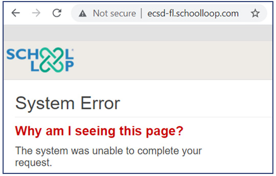 Escambia County School District Websites Go Down NorthEscambia