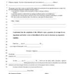 Fairfax County Public Schools Dependent Affidavit Form Printable Pdf