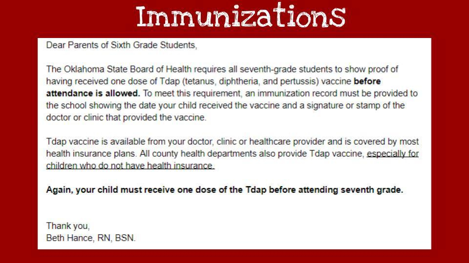 Fauquier County Public Middle School Immunization Records Form Doctor 