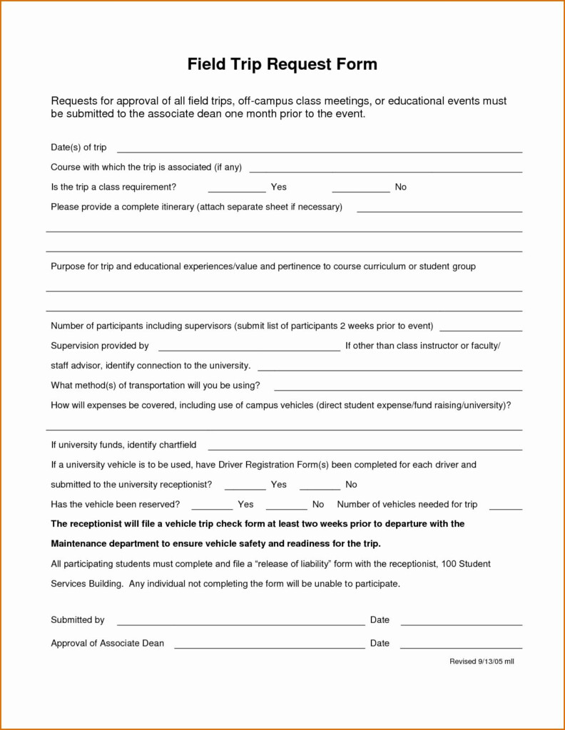 Field Trip Permission Form New 7 Field Trip Form Template Field Trip 