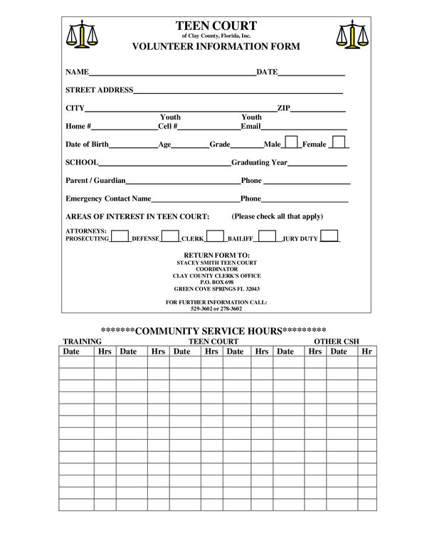 Fill Free Fillable Clay County Florida Clerk Of Court And Comptroller 