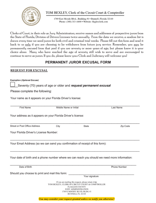 Fill Free Fillable Flagler County Clerk Of The Circuit Court 