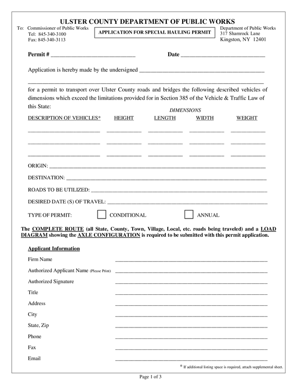 Fill Free Fillable Forms County Of Ulster