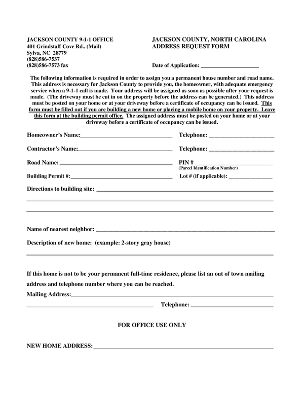 Fill Free Fillable Jackson County PDF Forms