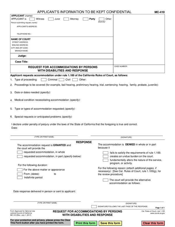 Fill Free Fillable Superior Court Of California PDF Forms