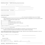 Fillable Affidavit Of Continuing Garnishment State Court Of Cobb