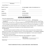 Fillable Alias Summons Kendall County Illinois Circuit Court