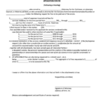 Fillable Application For Fee Following A Hearing Form Probate Court