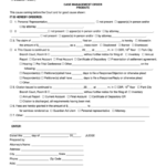 Fillable Case Management Order Probate Form Lake County Illinois