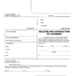 Fillable Form 18 Release And Satisfaction Of Judgment Twenty Third