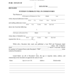 Fillable Georgia Probate Forms Printable Forms Free Online