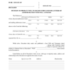 Fillable Georgia Probate Forms Printable Forms Free Online