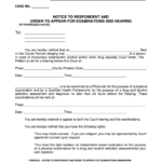 Fillable Ohio Probate Form Notice To Respondent And Order To Appear