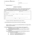 Fillable Petition To Expunge Template Printable Pdf Download