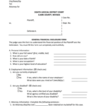 Financial Disclosure Form Clark County Courts Clarkcountycourts