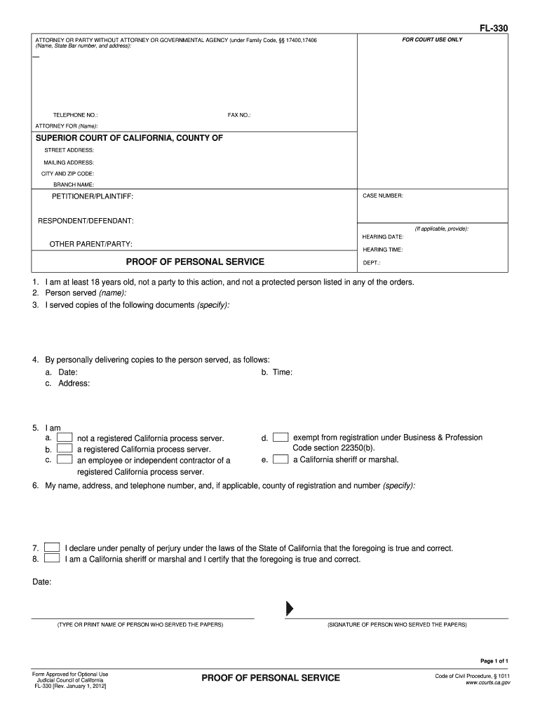 Fl 330 Fill Online Printable Fillable Blank PdfFiller