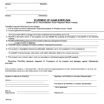 Florida Small Claims Court Statement Of Claim Form CourtForm