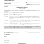 Form CCR G 40 Download Fillable PDF Or Fill Online Garnishment Praecipe