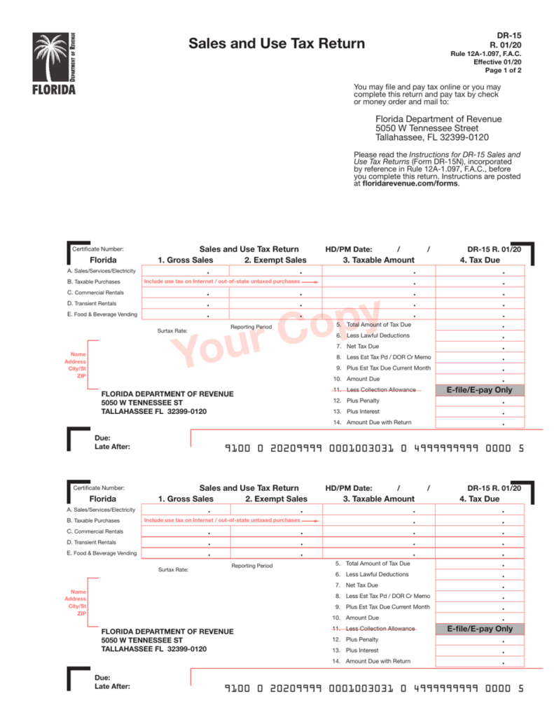 Form DR 15 Download Printable PDF Or Fill Online Sales And Use Tax 