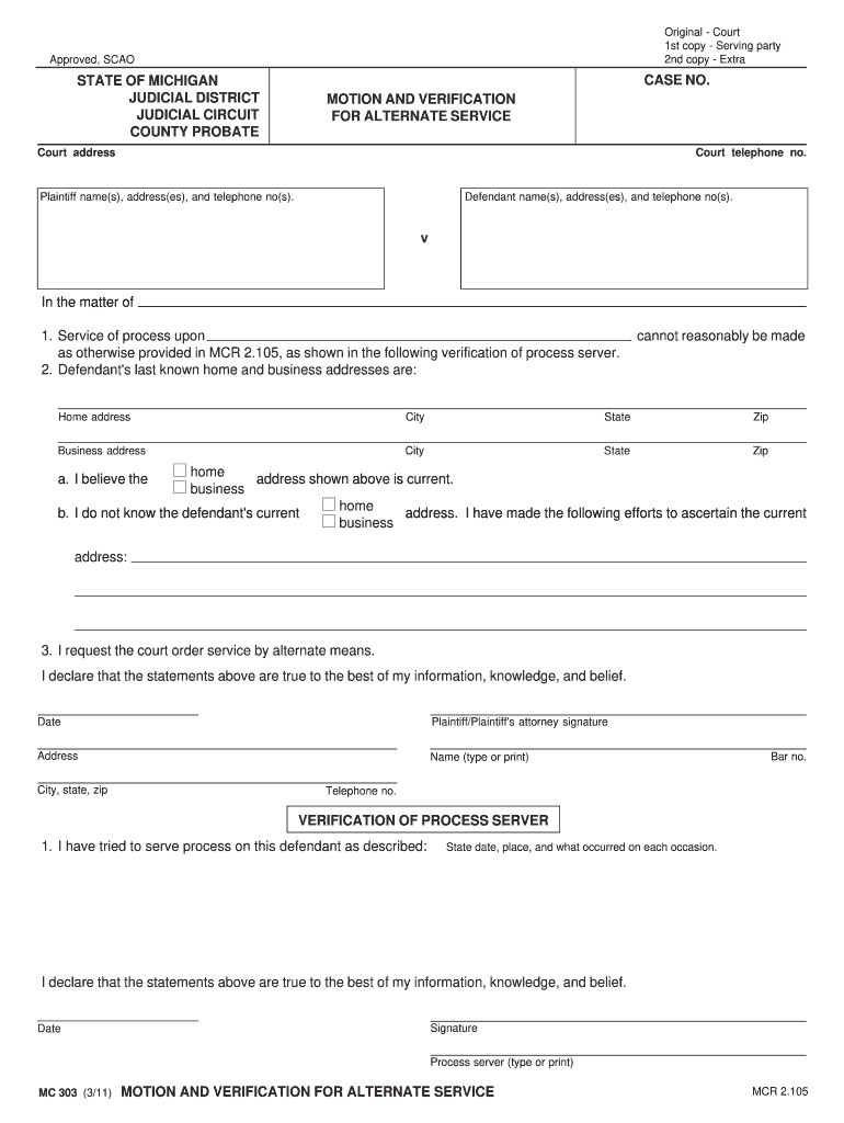 Form Mc303 Michigan Fill Out Sign Online DocHub