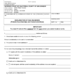 Form SJPR 102 Download Fillable PDF Or Fill Online Declaration Of Due