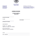 Franklin County Relocation Notice Juvenile Court Form Fill Out And