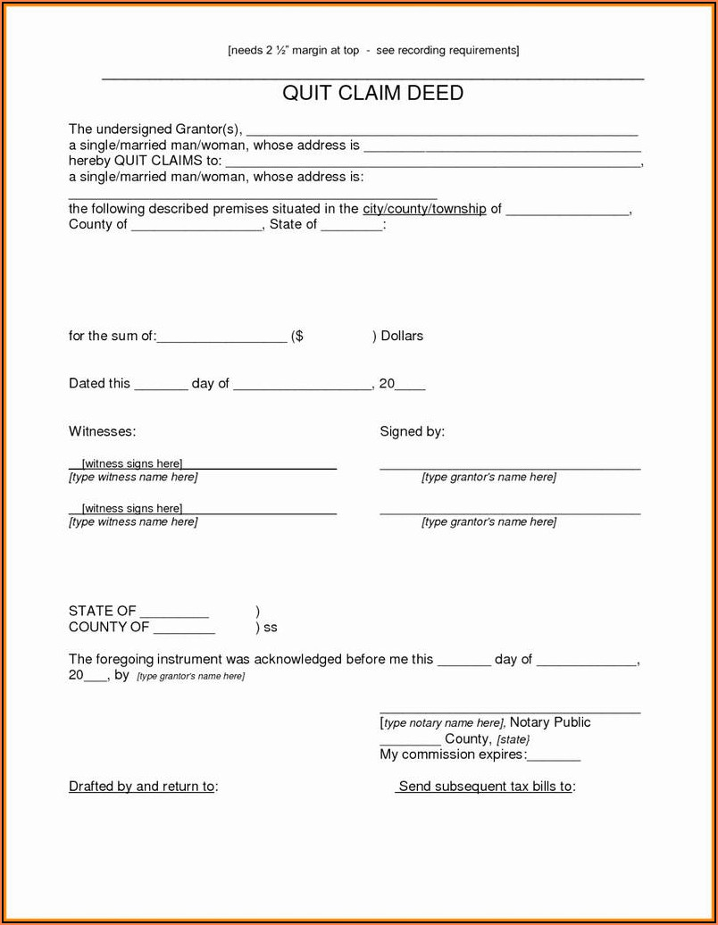 Free Fillable Michigan Quit Claim Deed Form Printable Forms Free Online