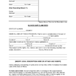 Free Illinois Quit Claim Deed Form Word PDF EForms