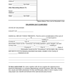 Free Oklahoma Quit Claim Deed Form Word PDF EForms