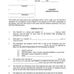 Free Printable Divorce Papers For North Carolina