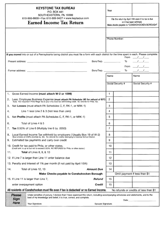 Free Printable Pa Tax Forms Printable Forms Free Online