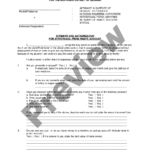 Fulton Georgia Authorized Withdrawal Form Certified Affidavit Of