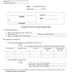 General Financial Disclosure Fill Online Printable Fillable Blank