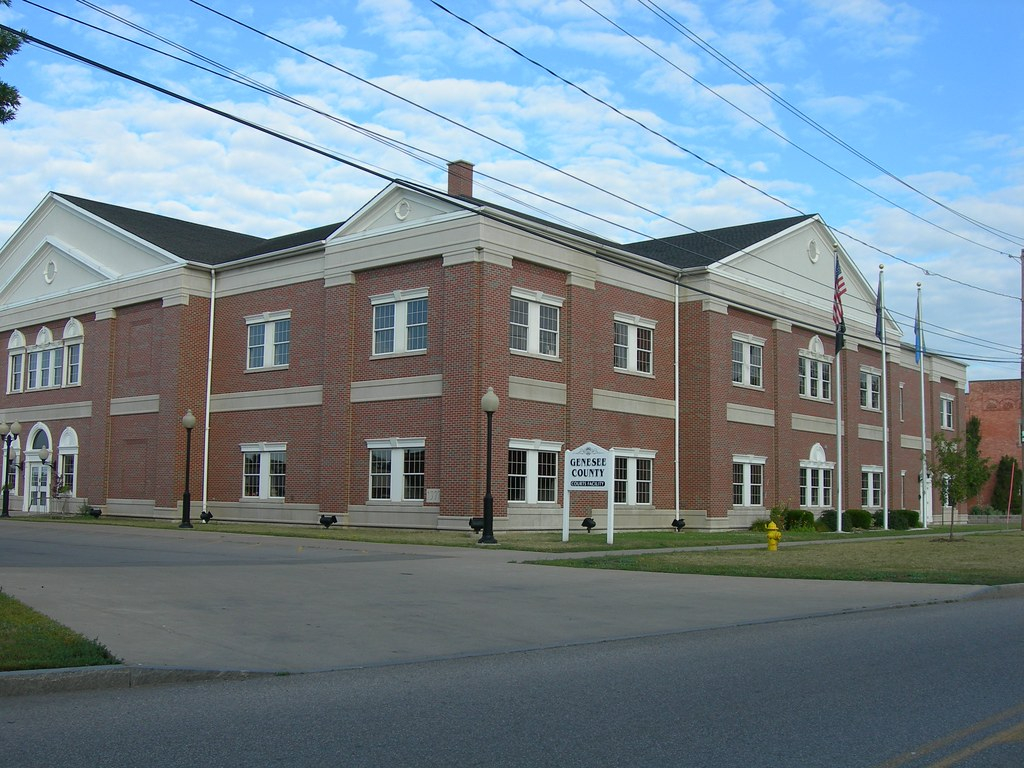 Genesee County Courthouse Batavia New York Constructed In Flickr