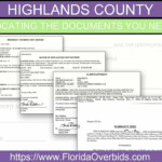 Highlands County FL Locate The Documents Tax Deed Auctions And Excess