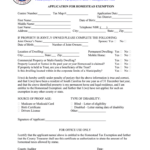 Homestead Exemption Fill Out Sign Online DocHub