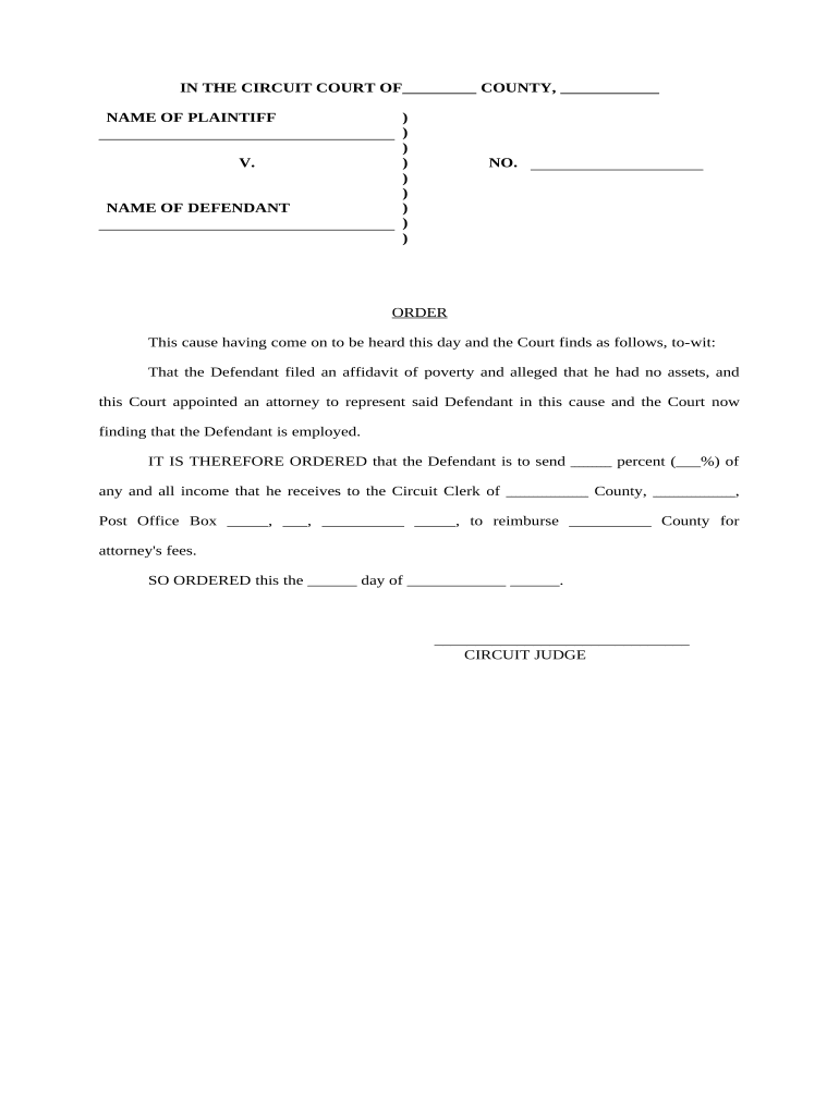 How To File A Court Order Form Fill Out And Sign Printable PDF